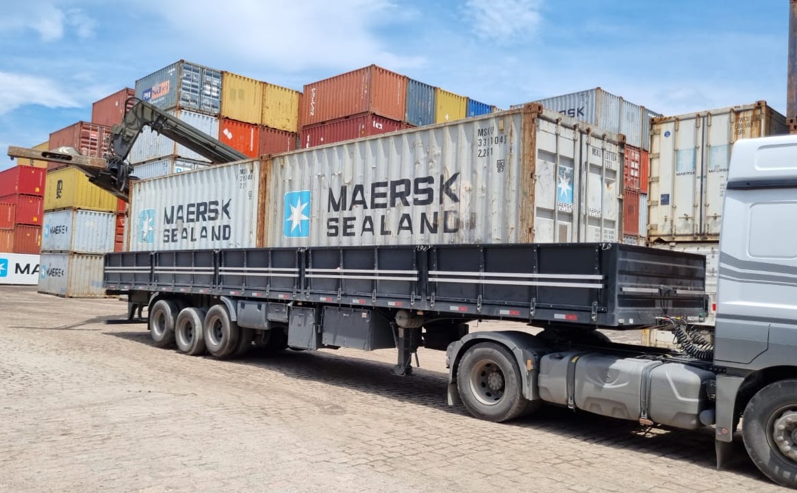 Foto: Pampa Containers em um dia de trabalho.